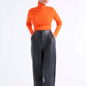 Cotton Knitted Ladies Clothes Comfortable Knitted Sweater Suit Set