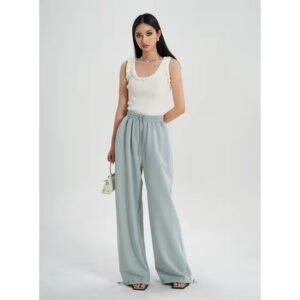 Casual Wide Leg Trousers Women Sweat Pants